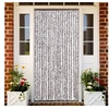 Image de Moustiquaire Marron et beige 90 x 220 cm Chenille