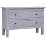Image de Dressoir met 2 lades 90x30x60 cm massief mahoniehout283851