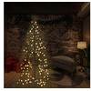 Image de Arbre de Noël Cône 160 LED d'Intérieur Extérieur Lumière Décoration de Noël Ornement de Noël Guirlande Lumineuse de Noël Maison 78x120 cm