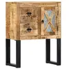 Image de Buffet Commode Armoire de Rangement avec 1 Porte et 2 Tiroirs Salon Salle de Séjour Chambre à Coucher 60x30x76 cm Bois de Manguier Massif