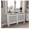 Image de Cache-radiateur - - Blanc - MDF - 152x19x81,5 cm
