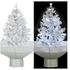 Image de Kerstboom sneeuwend met paraplubasis 75 cm wit284332