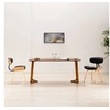 Image de Chaises de salle à manger 2 pcs Noir Bois courbé et similicuir