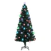 Image de Arbre de Noël artificiel et support/LED 180 cm Fibre optique