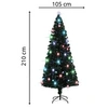 Image de Arbre de Noël artificiel - avec standard et LED - 210 cm -