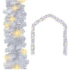 Image de Guirlande de Noël avec Lumières LED Guirlande Artificielle Décoration de Noël Salon Plafond Porte Fenêtre Maison Intérieur Jardin 10 m