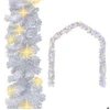 Image de Guirlande de Noël avec lumières LED 20 m Blanc 284313