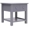 Image de Bijzettafel 40x40x40 cm paulowniahout grijs284069