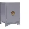 Image de Table de chevet Gris 38x28x52 cm Bois de Paulownia284072