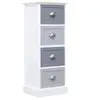 Image de Armoire latérale 35x30x90 cm Bois de Paulownia