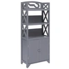 Image de Badkamerkast 46x24x116 cm paulowniahout grijs284110