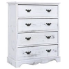 Image de Armoire à tiroirs Blanc 60x30x75 cm Bois