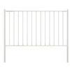 Image de Hekpaneel met palen 1,7x0,75 m gepoedercoat staal wit145215
