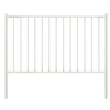 Image de Hekpaneel met palen 1,7x1 m gepoedercoat staal wit145216