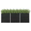 Image de Lit surélevé de jardin Anthracite 240x80x77 cm Acier galvanisé