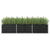 Image de Lit surélevé de jardin Anthracite 240x80x45 cm Acier galvanisé