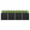 Image de Lit surélevé de jardin Anthracite 320x80x77 cm Acier galvanisé