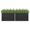 Image de Lit surélevé de jardin Anthracite 160x40x45 cm Acier galvanisé
