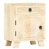 Image de Table de chevet 40 x 30 x 50 cm Bois de manguier massif