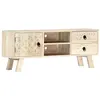 Image de Meuble TV 110 x 30 x 44 cm Bois massif de manguier