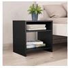 Image de Table de chevet Noir 40x30x40 cm Bois d ingénierie