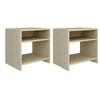 Image de Tables de chevet 2pcs Chêne sonoma 40x30x40cm Bois d ingénierie