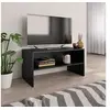 Image de Meuble TV Noir 80x40x40 cm Bois d'ingénierie