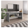 Image de Meuble TV Gris béton 80x40x40 cm Bois d ingénierie