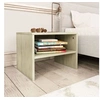 Image de Table de chevet chêne sonoma 40x30x30 cm Bois d ingénierie