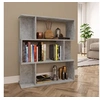 Image de Bibliothèque Séparateur de pièce Gris béton Bois d'ingénierie