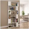 Image de Bibliothèque Séparateur de pièce Blanc Bois d ingénierie