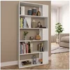 Image de Bibliothèque Séparateur de pièce Blanc Bois d ingénierie