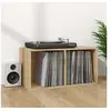 Image de Boîte de rangement de vinyles Chêne sonoma 71x34x36 cm