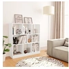 Image de Bibliothèque Blanc 97,5x29,5x100 cm Bois d ingénierie