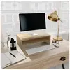 Image de Support de moniteur Chêne sonoma 42x24x13 cm Bois d'ingénierie