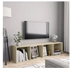 Image de Bibliothèque Meuble TV Chêne sonoma 143x30x36 cm