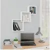 Image de Wandschappen kubus 68x15x68 cm bewerkt hout wit800270