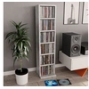 Image de Cd-kast 21x20x88 cm bewerkt hout betongrijs800355