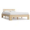 Image de Cadre de lit sans matelas bois de pin massif 120x200 cm