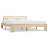 Image de Cadre de lit sans matelas 180x200 cm bois massif de pin