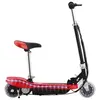Image de Trottinette électrique avec selle et LED 120 W Rouge