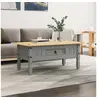 Image de Table basse Pin mexicain Gamme Corona Gris 100x55x44 cm