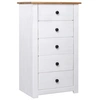 Image de Buffet Blanc 46x40x89 cm Pin Gamme Panama