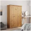 Image de Garde robe à 3 portes 118x50x171,5 cm Pin Assortiment Panama