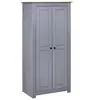 Image de Garde-robe Gris 80x50x171,5 cm Pin massif Assortiment Panama282665