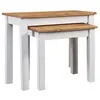Image de 2-delige Tafeltjesset Panama Range massief grenenhout wit282678