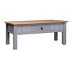 Image de Table basse Gris 100x60x45 cm Pin massif Assortiment Panama