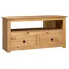 Image de Meuble TV d angle 93x49x49 cm Pin solide Assortiment Panama