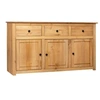 Image de Buffet 135x40x80 cm Pin solide Assortiment Panama