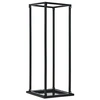 Image de Portant de bois de chauffage avec base Noir 37x37x113 cm Acier